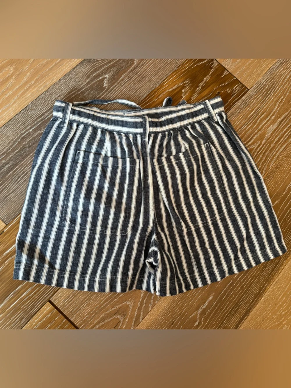 Madewell Pull-On Drawstring Shorts linen cotton nwot - Picture 10 of 11